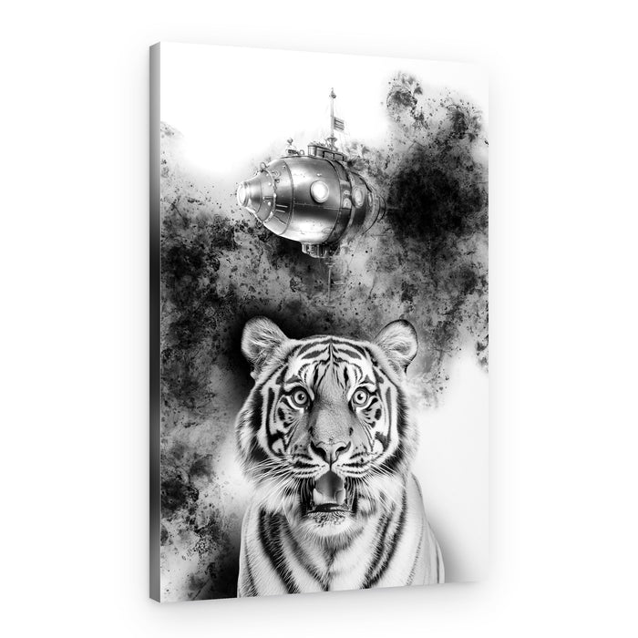 Tiger Submarine Fantasy – Canvas Print