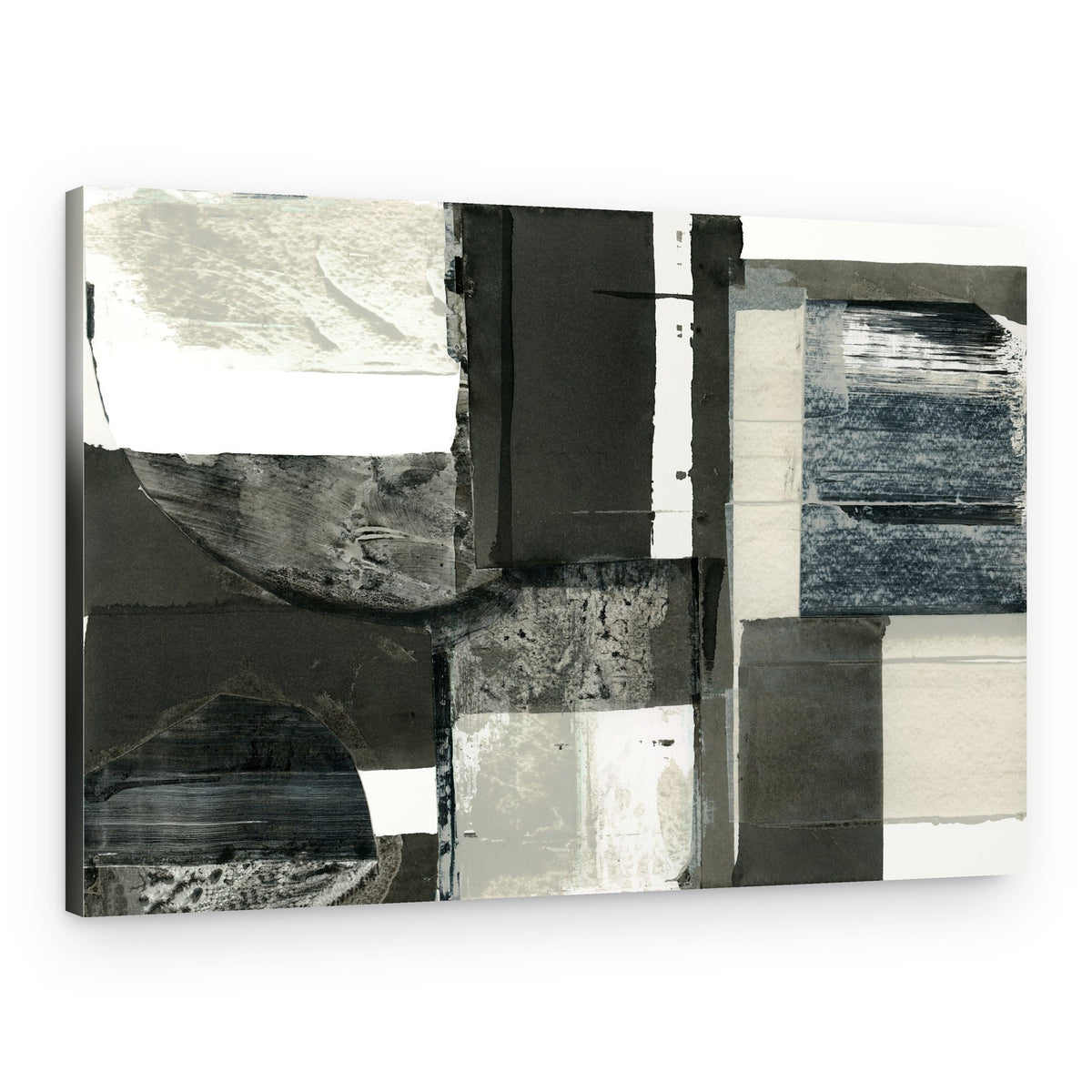 Dark Modern Geometry – Canvas Print
