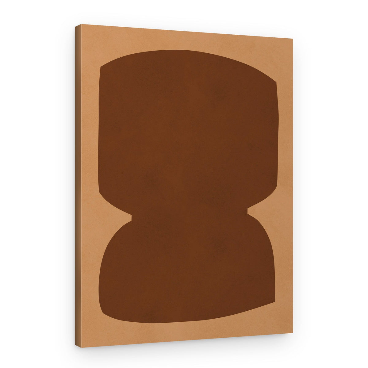 Earthy Hourglass Form – Canvas Print