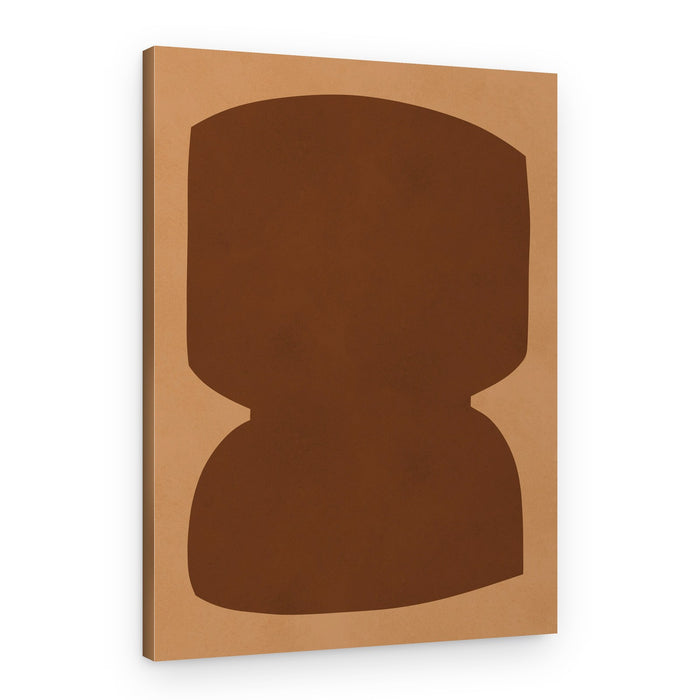 Earthy Hourglass Form – Canvas Print