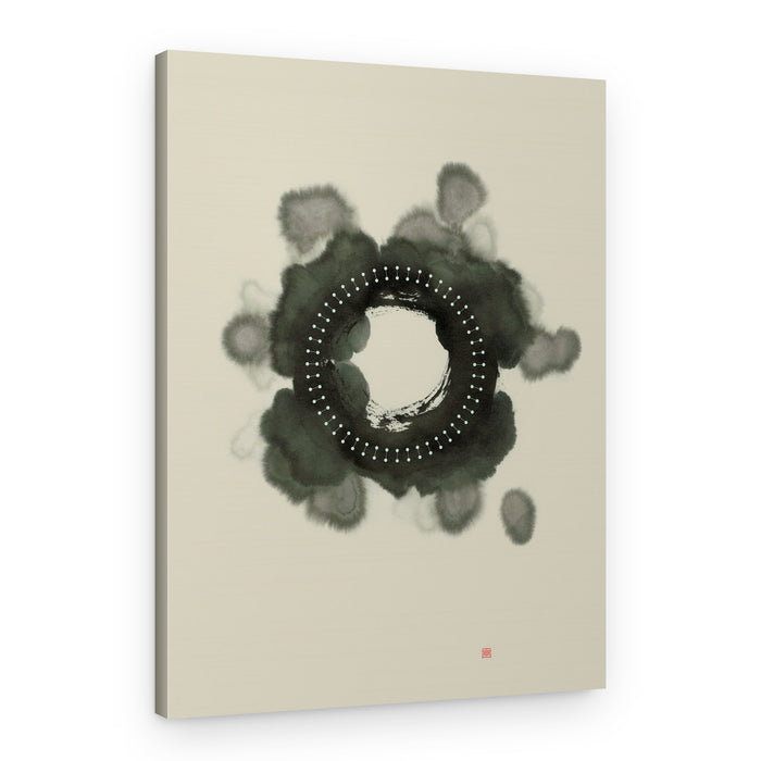 Zen Ink Circle – Canvas Print