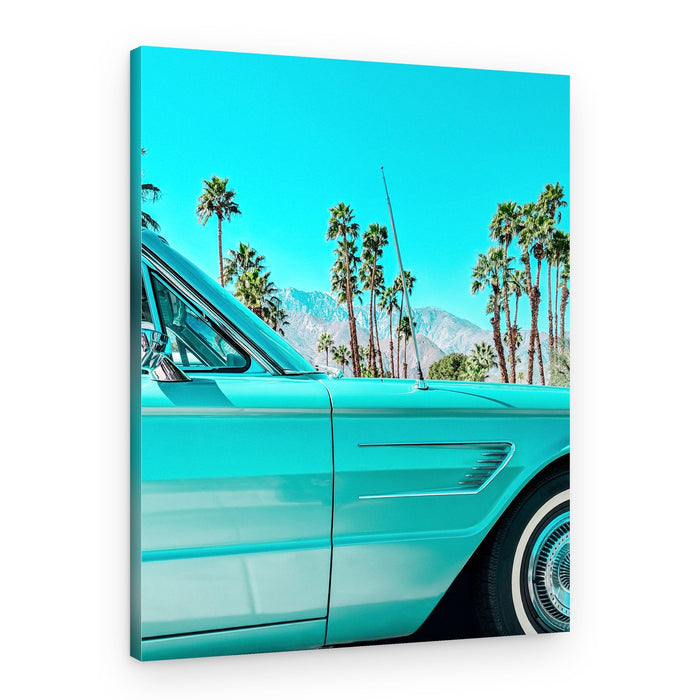 Teal Thunderbird in Palm Springs – Canvas Print