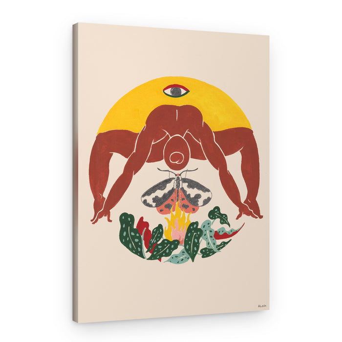 Spiritual Moth Ritual – Canvas Print
