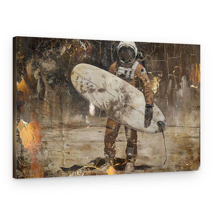 Cosmic Surf Voyager – Canvas Print