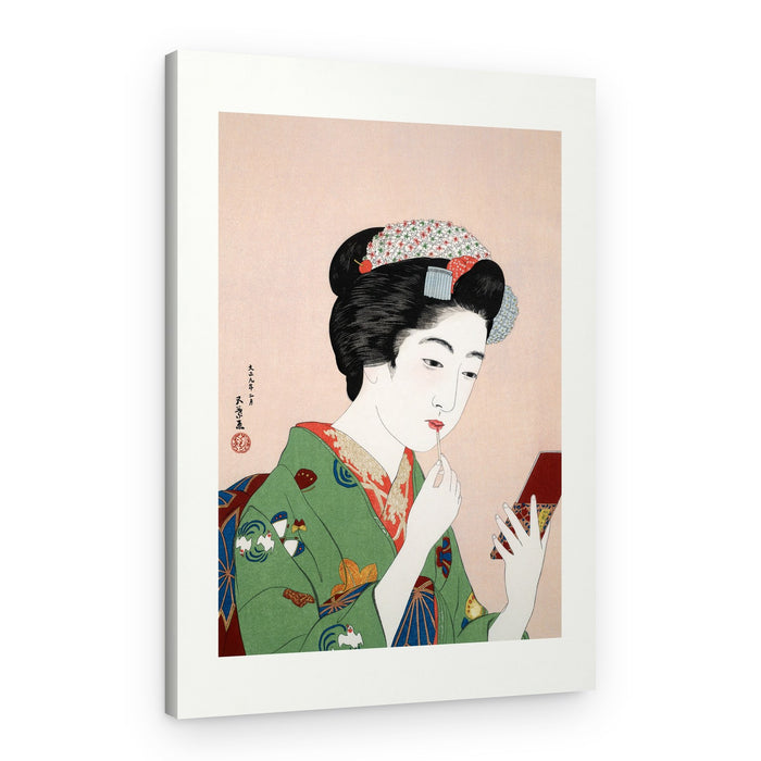 Woman Applying Rouge (1920) – Canvas Print