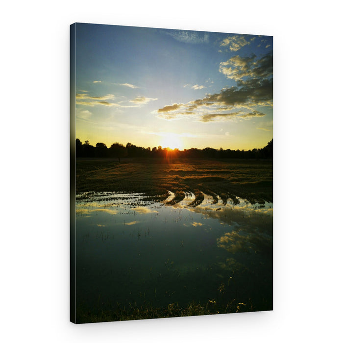 Golden Hour Reflections – Canvas Print