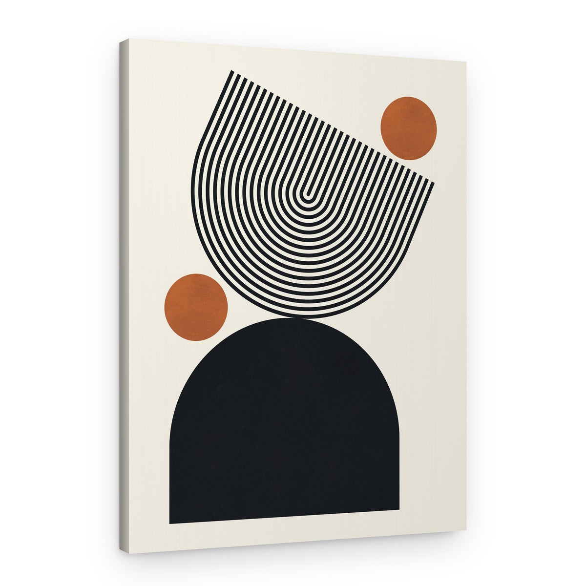 Modern Geometric Balance – Canvas Print