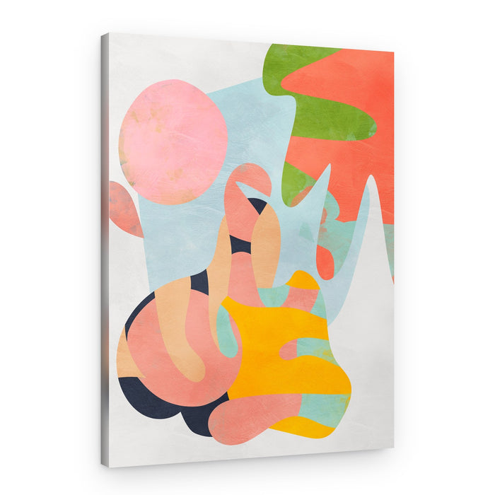 Pastel cut out – Canvas Print