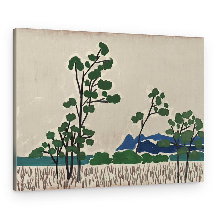 Green Trees Blue Mountains – Canvas Print