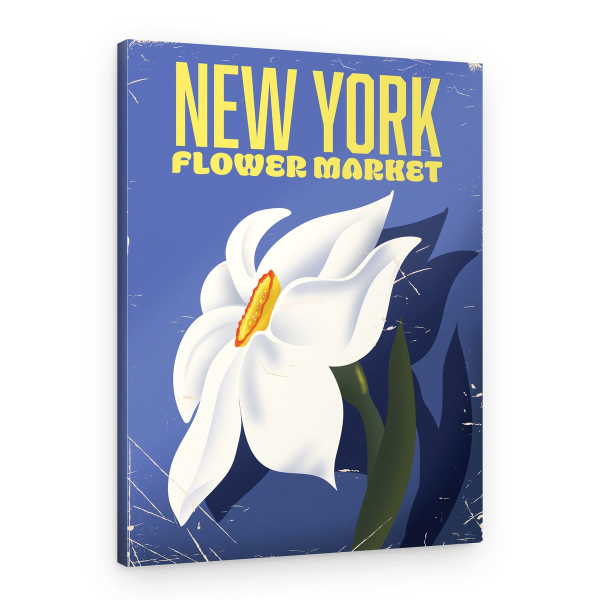 New York Flower Market – Canvas Print