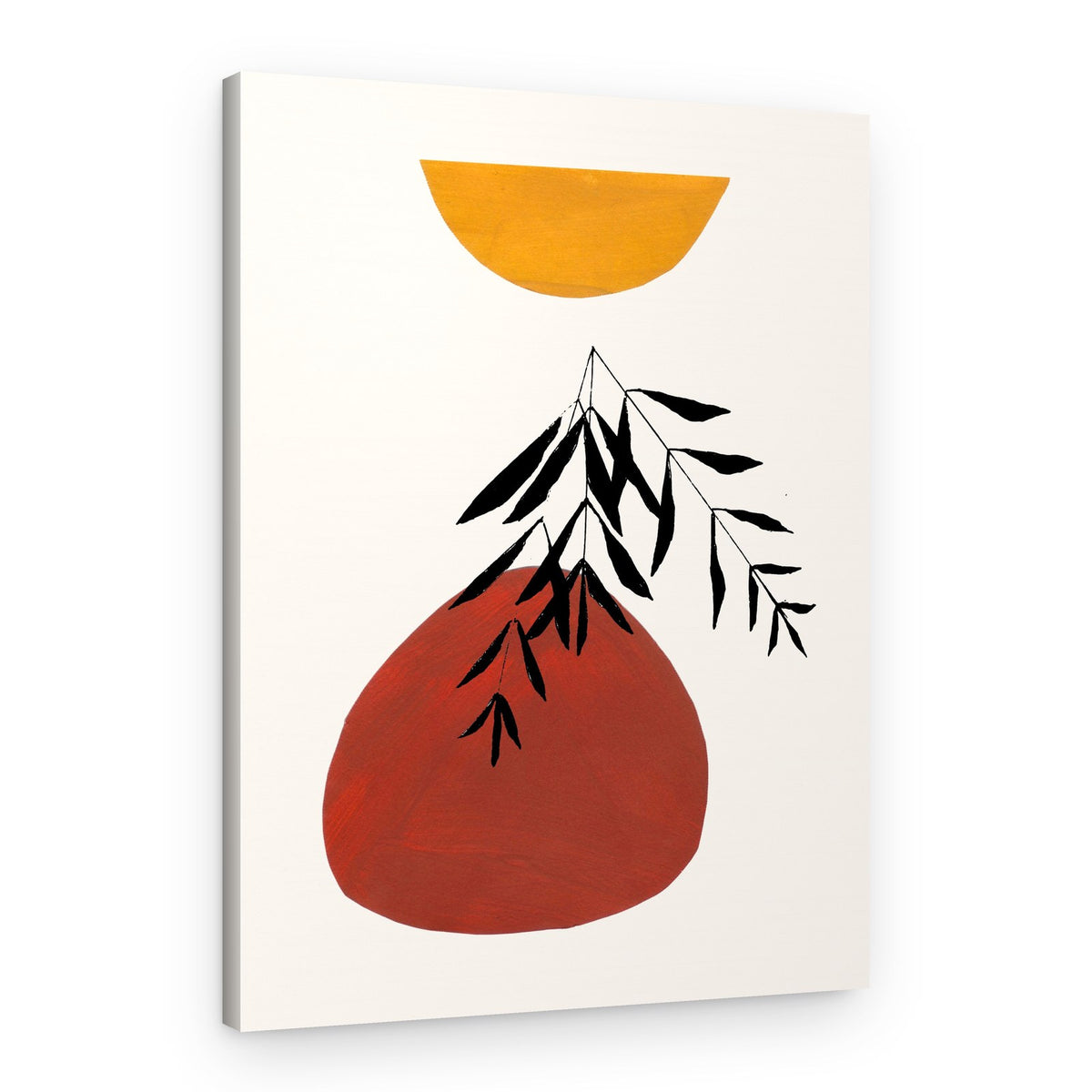 Desert Sun Leaves – Canvas Print