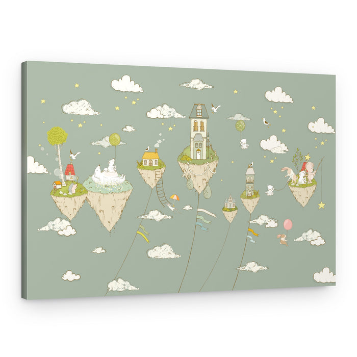 Floating Sky Islands – Canvas Print