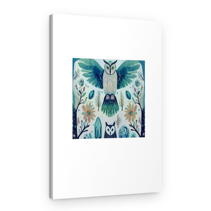 Enchanted Woodland Owl – Canvas Print