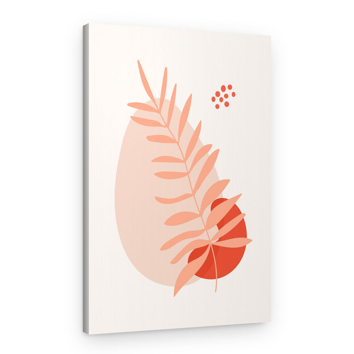 Abstract Botanical Leaf – Canvas Print