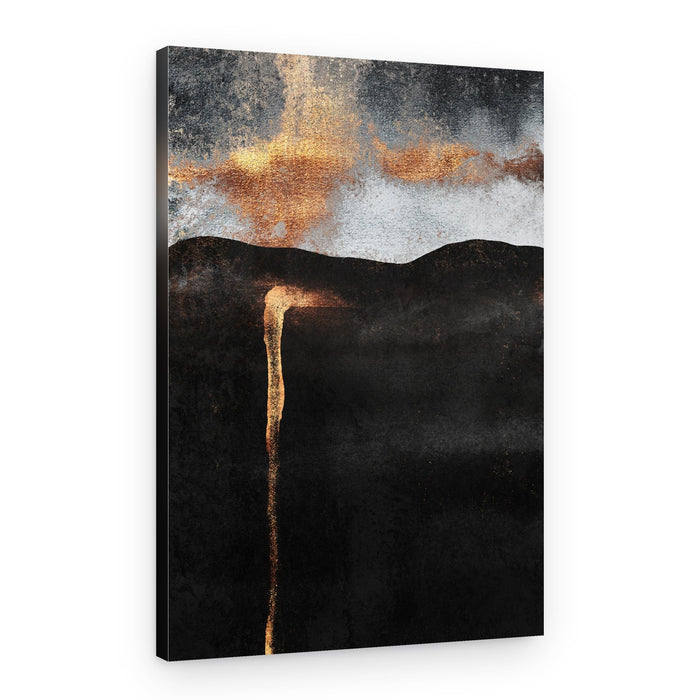 Molten Gold Cascade – Canvas Print