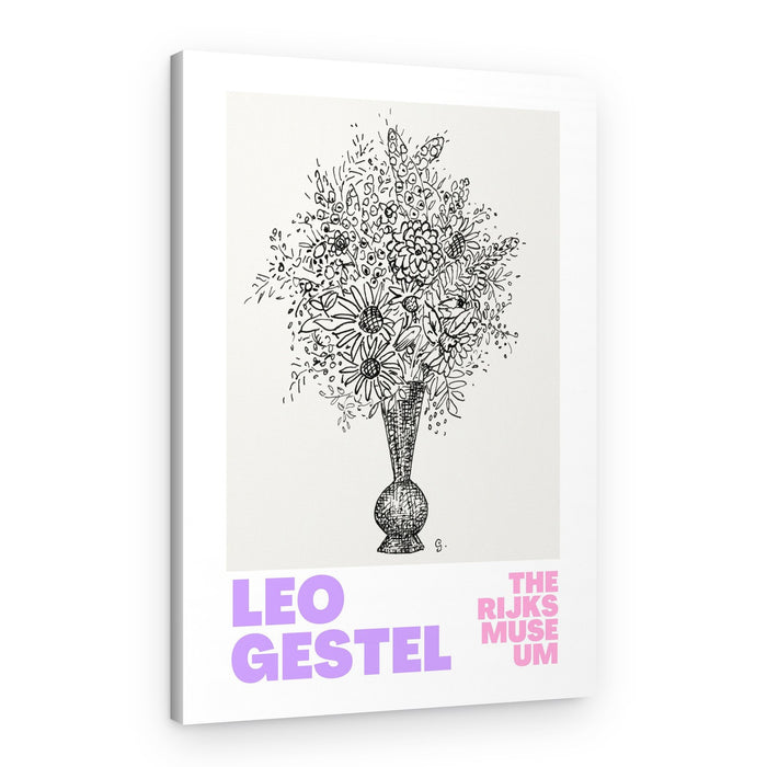 Elegant Flowers in a Vase – Canvas Print
