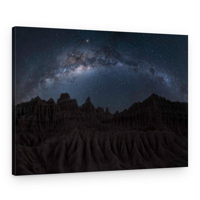 Milky Way Desert Night – Canvas Print