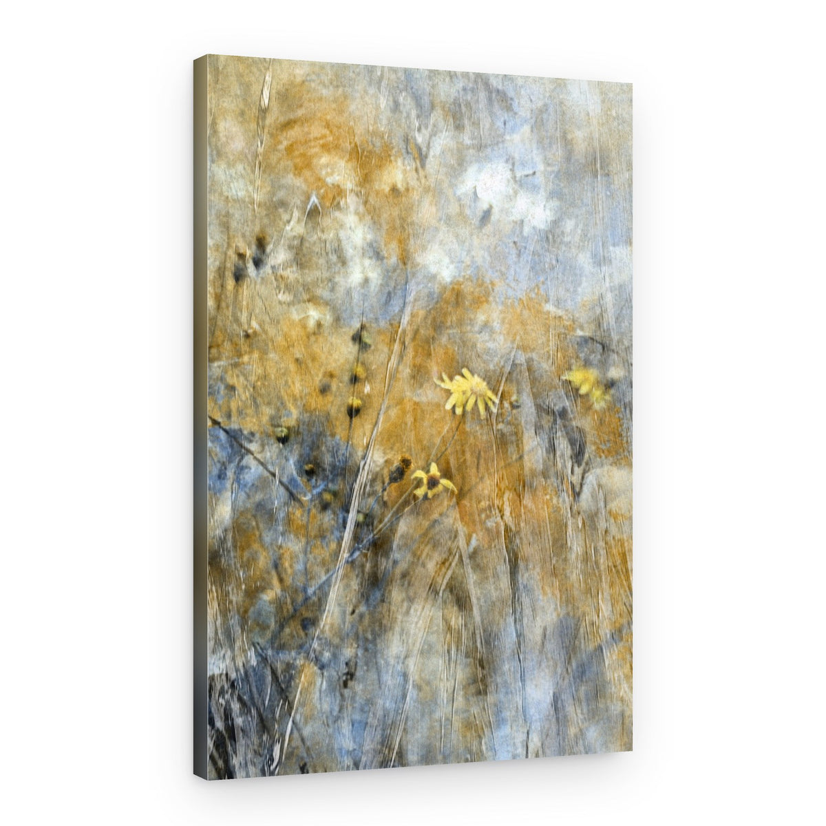 Abstract Meadow Flowers – Canvas Print