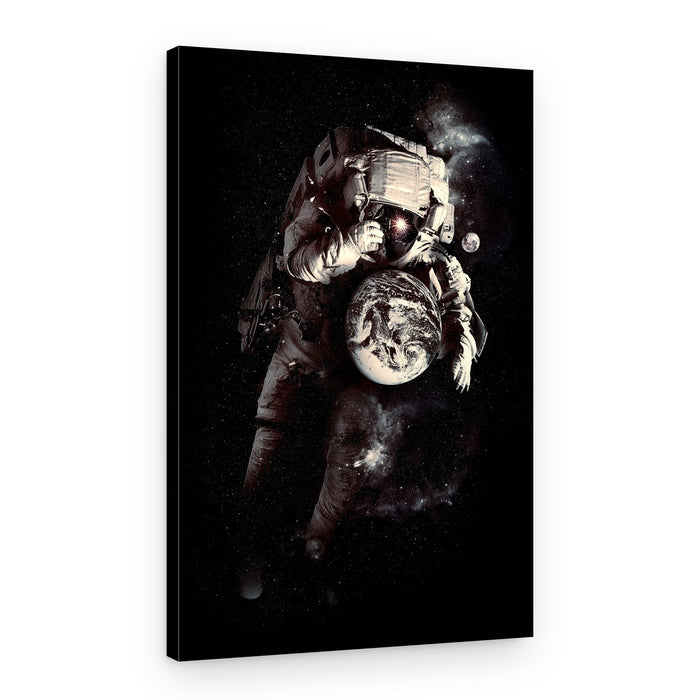 Astronaut Cosmic Earth – Canvas Print