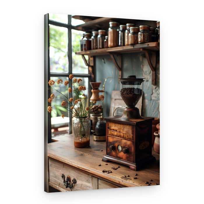 Vintage Coffee Grinder – Canvas Print