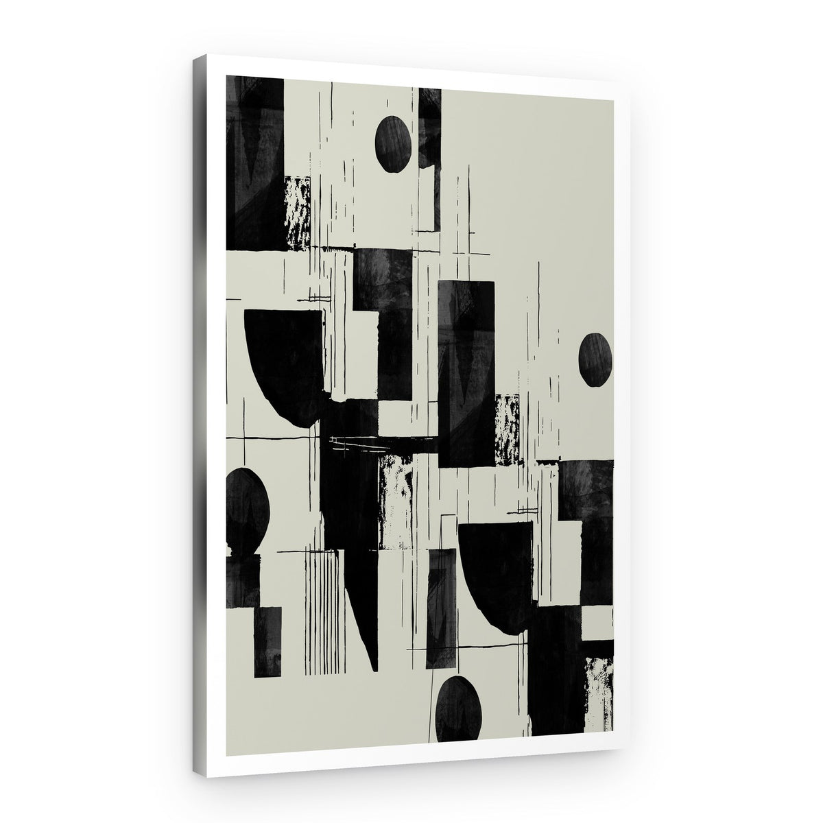 Abstract Geometric Forms – Canvas Print