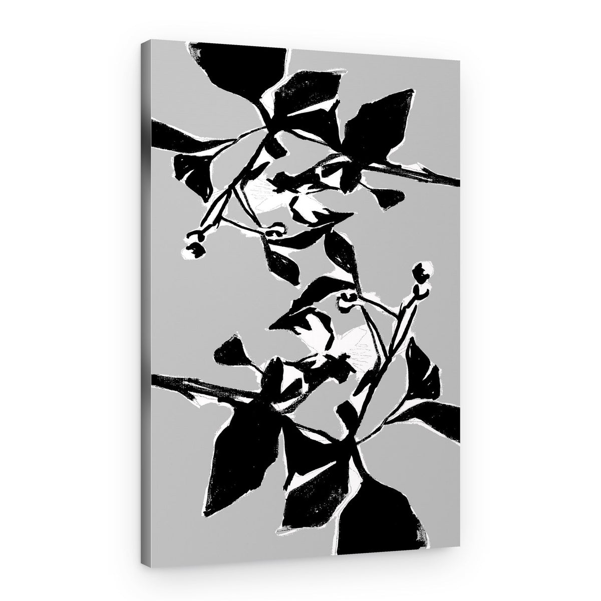 Graphic Botanical Pattern – Canvas Print