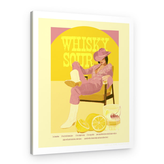 Jlr Whiskysour Pink Copy – Canvas Print