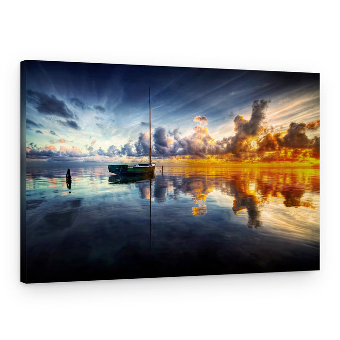 Dramatic Sunset Reflections – Canvas Print