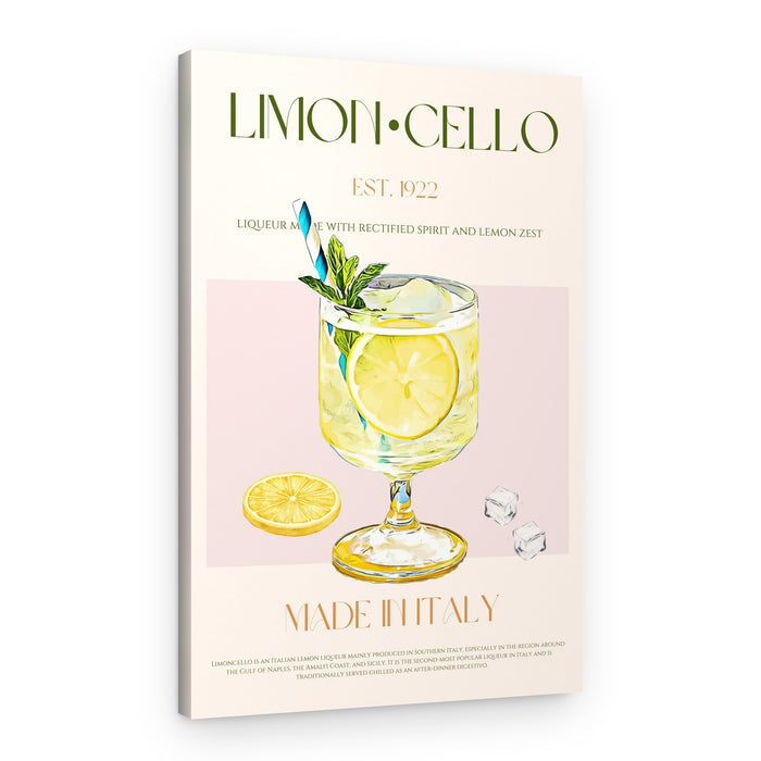 Limoncello Summer Drink – Canvas Print