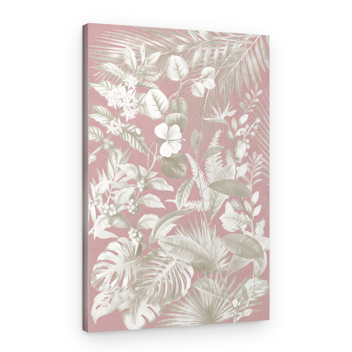 Blush Tropical Jungle – Canvas Print