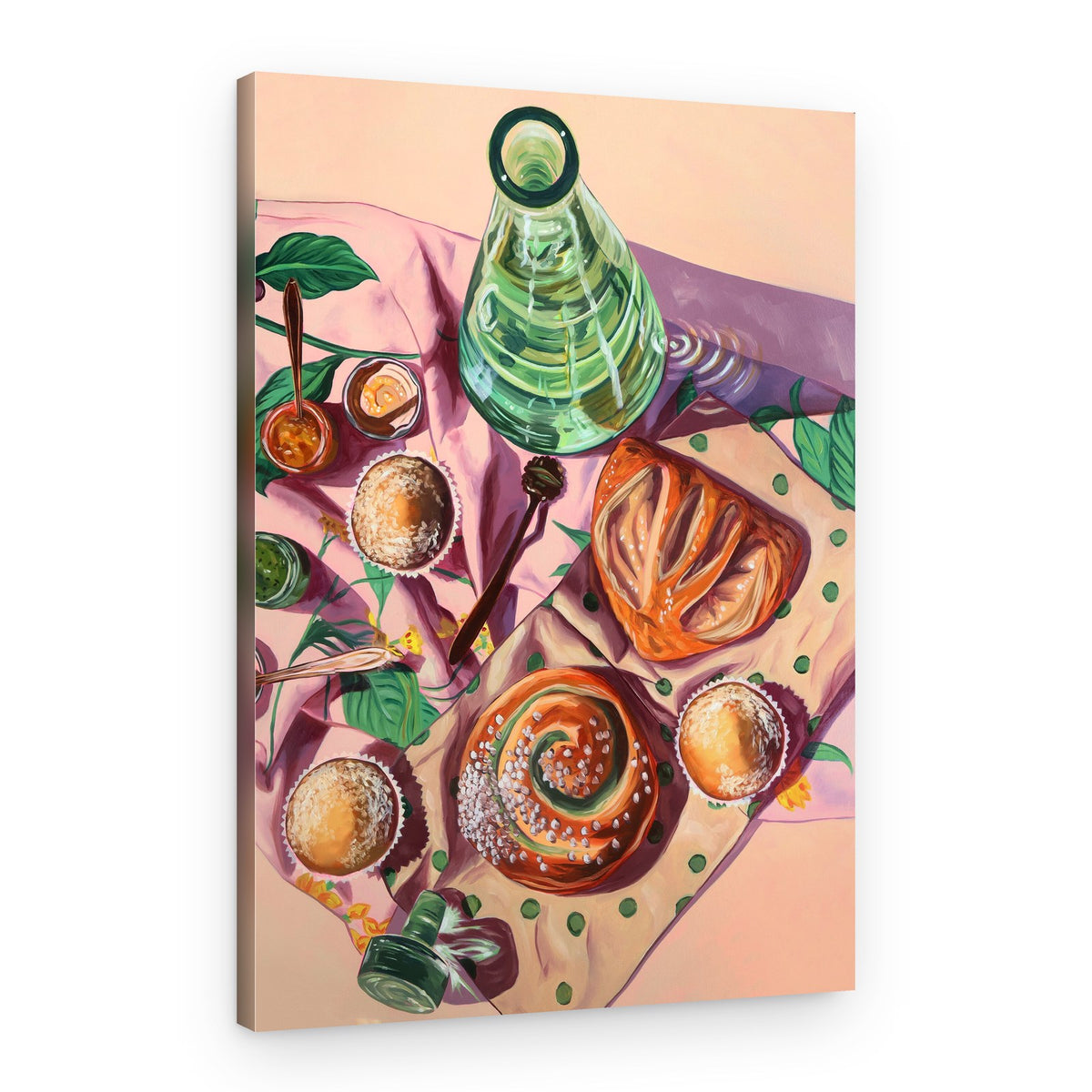 Sweet Morning Pastries – Canvas Print