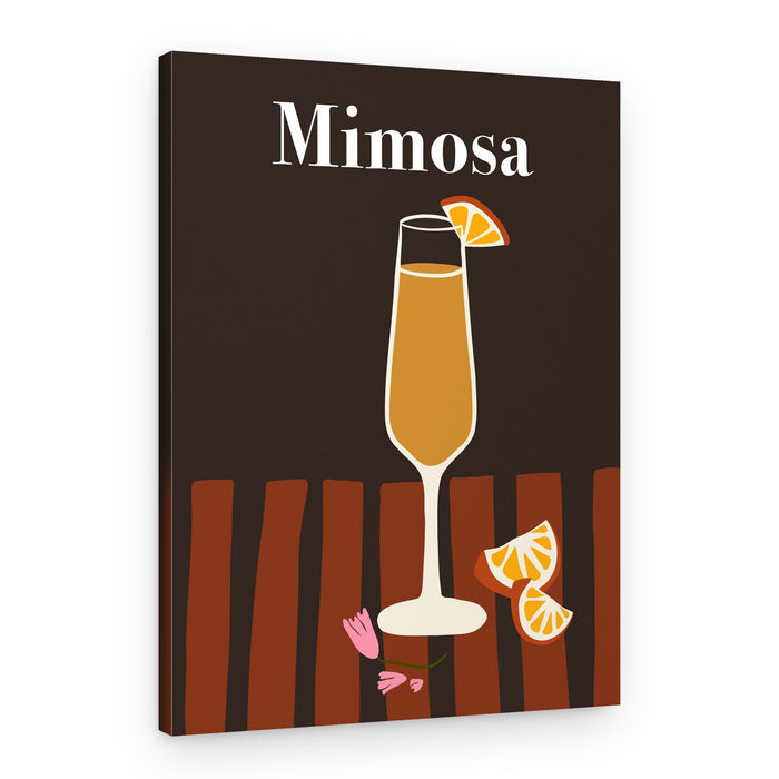 Elegant Mimosa Cocktail – Canvas Print