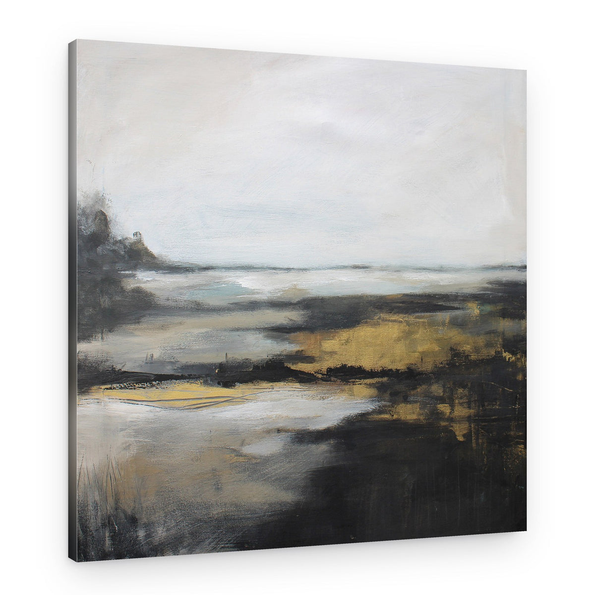 Golden Marsh Horizon – Canvas Print