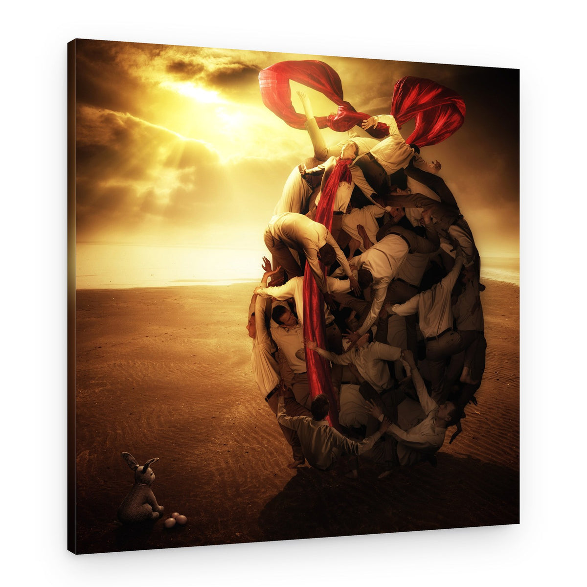 Easter Human Egg – Canvas Print
