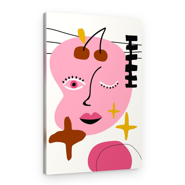 Dreamy Abstract Face – Canvas Print