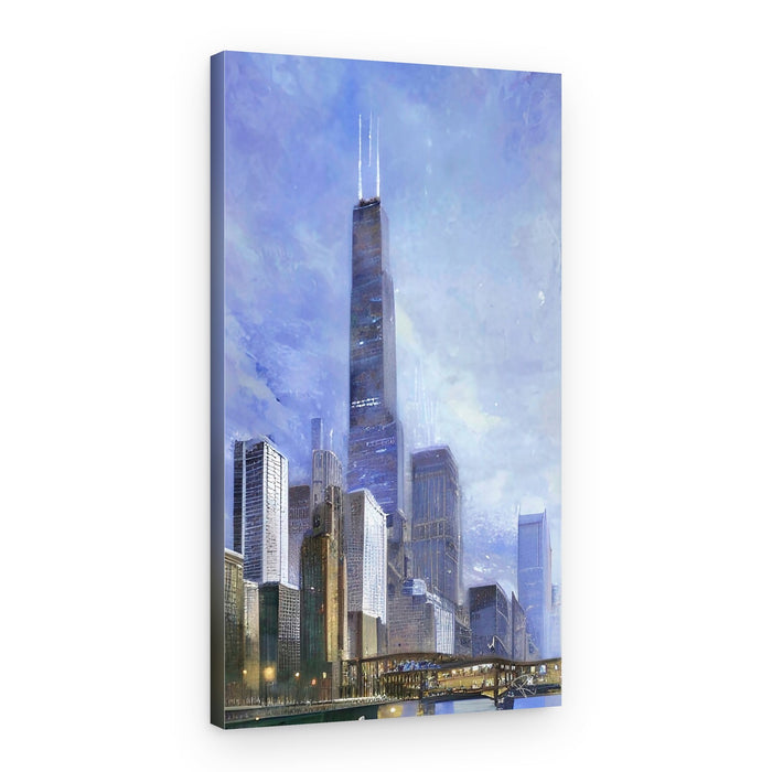 Majestic Chicago Night – Canvas Print