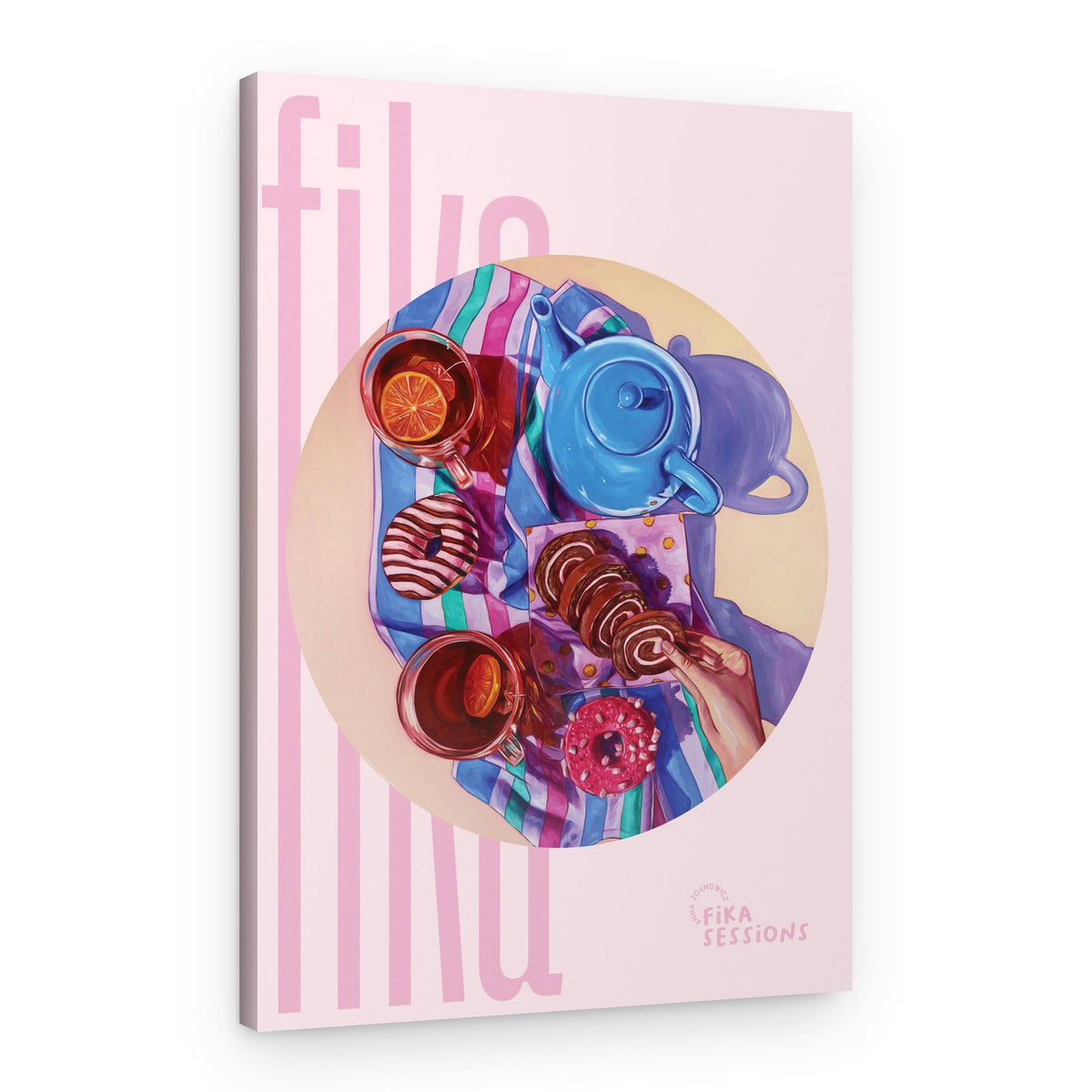 Sweet Fika Spread – Canvas Print