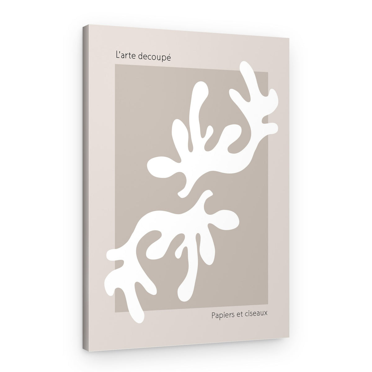 Fluid Organic Cutouts – Canvas Print
