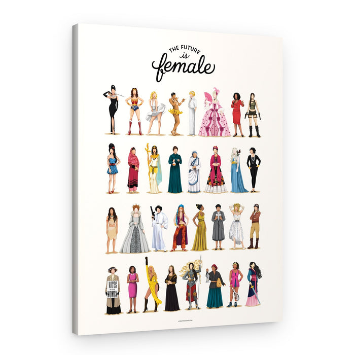Famous Female Figures – Canvas Print