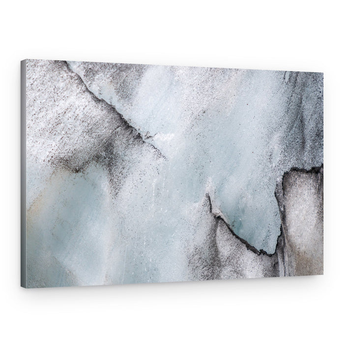 Frozen Glacier Cracks – Canvas Print