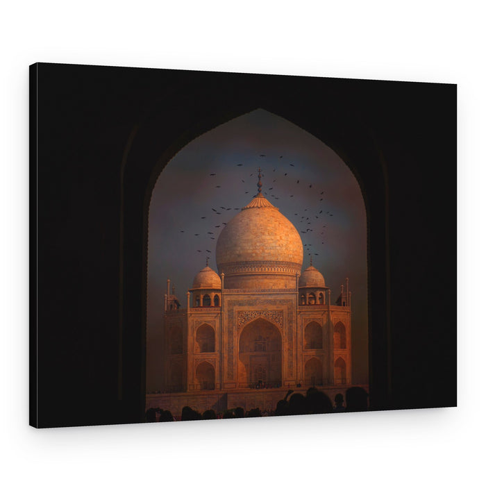 Taj Mahal Sunset View – Canvas Print