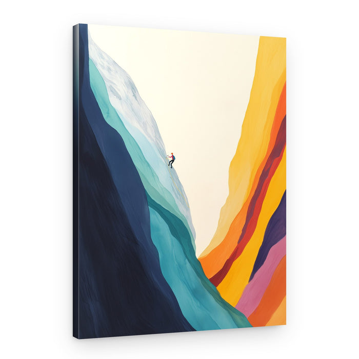 Colorful Canyon Climb – Canvas Print