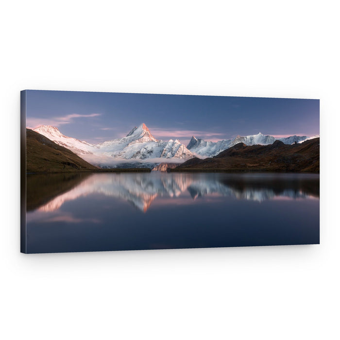 Pink Mountain Reflection – Canvas Print