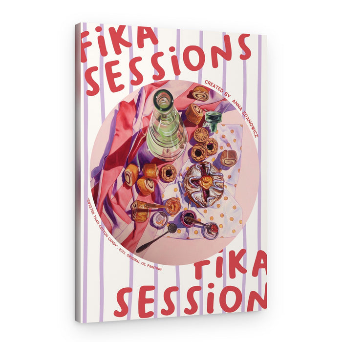 Fika Session Sweet Treats – Canvas Print