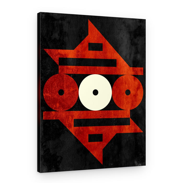 Primal Geometric Eye – Canvas Print