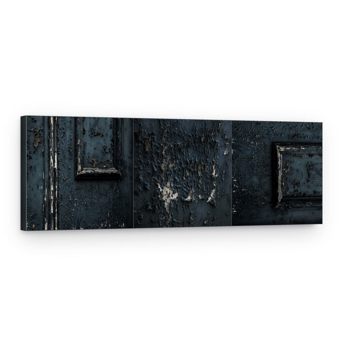 Peeling Blue Textures – Canvas Print