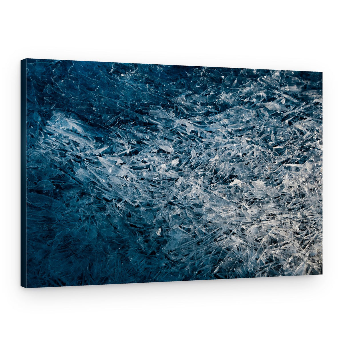 Deep Blue Ice – Canvas Print