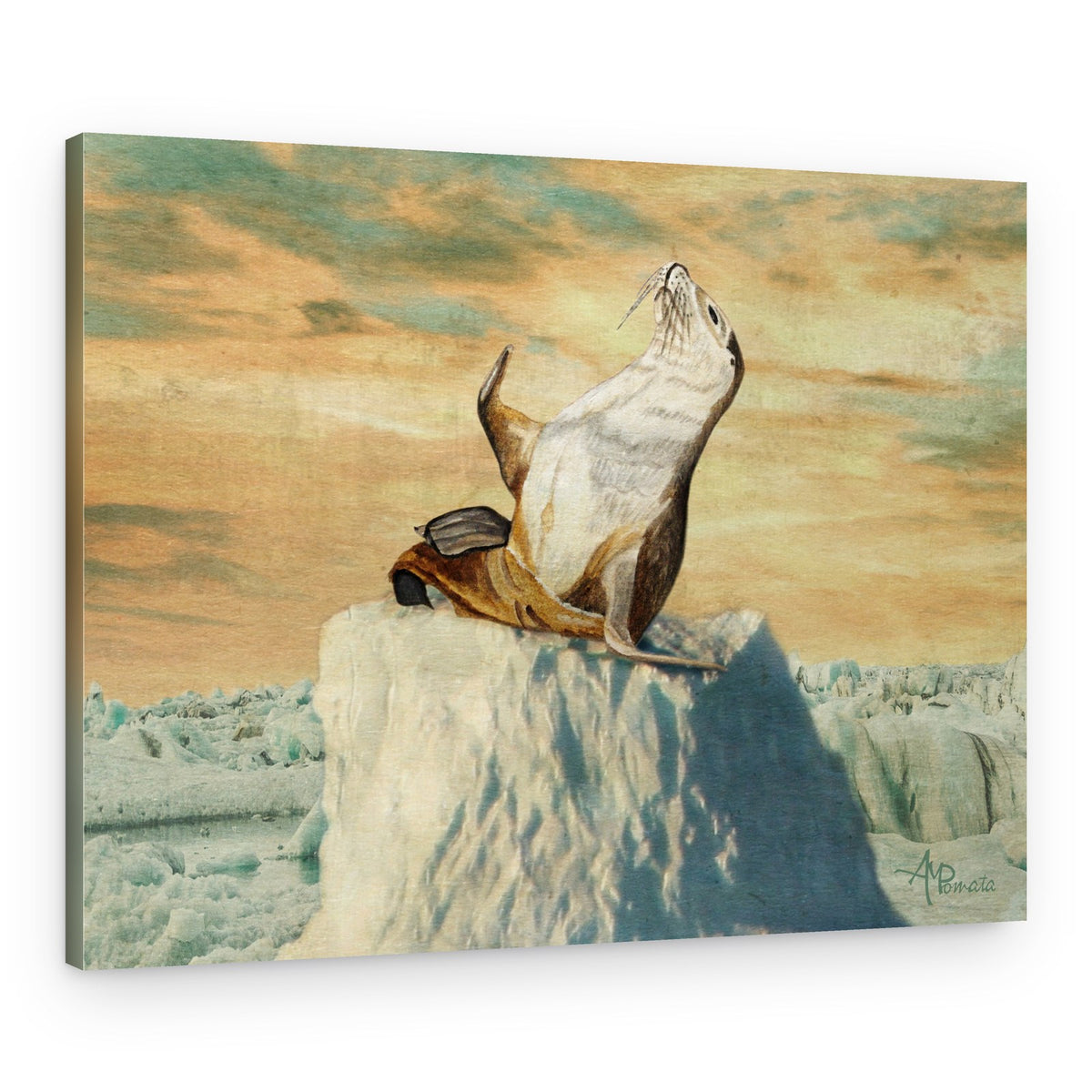 Greetings From the Arctic – Canvas Print