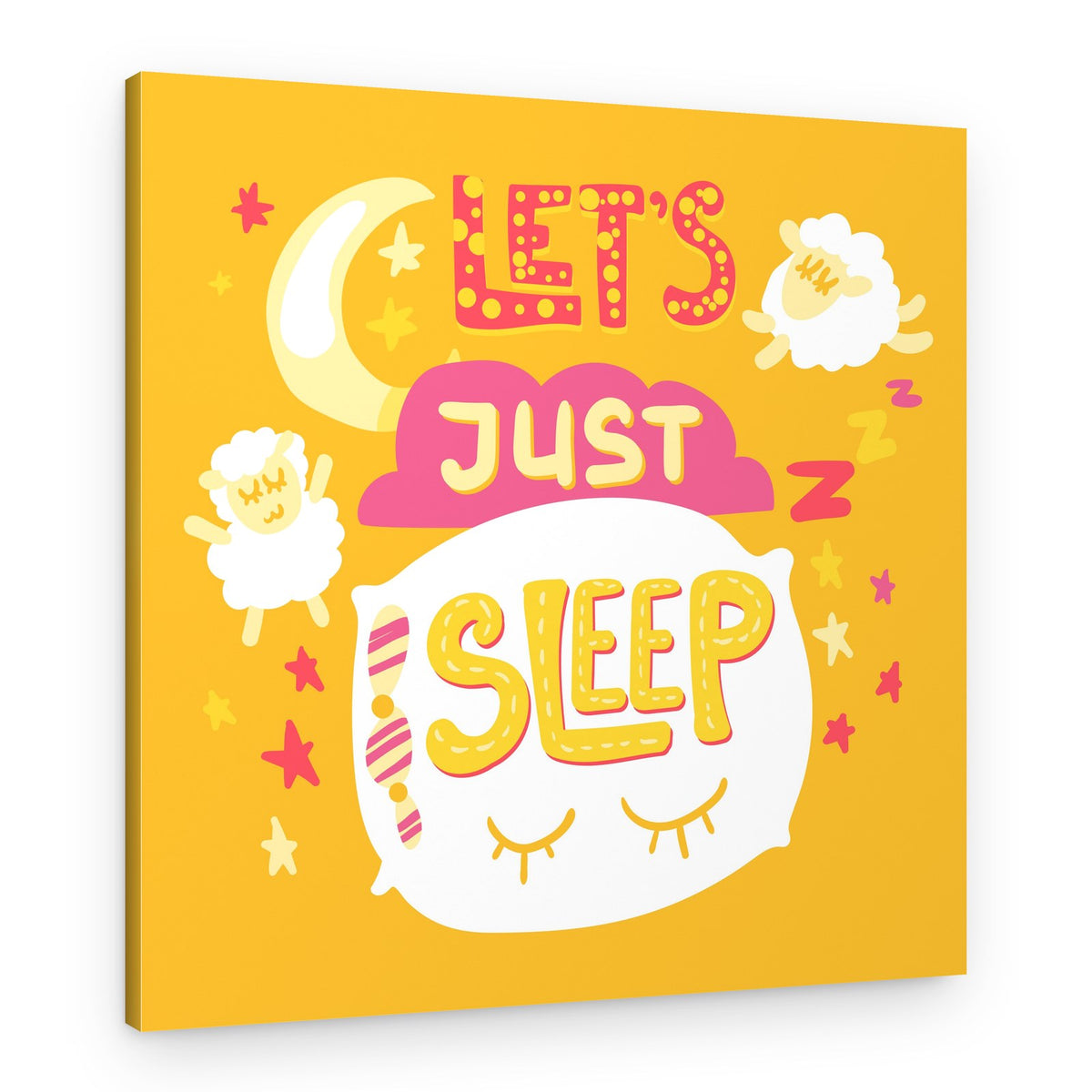 Cozy Sleepy Night – Canvas Print