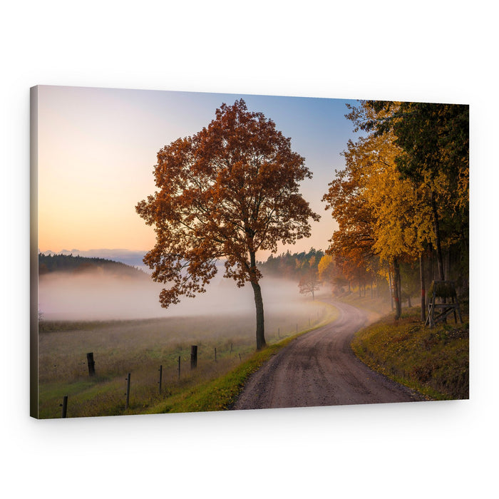 Peaceful Autumn Morning – Canvas Print